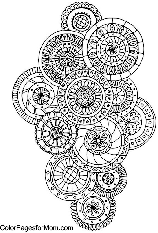 Adult Coloring Pages Paisley
 Free Coloring pages printables A girl and a glue gun