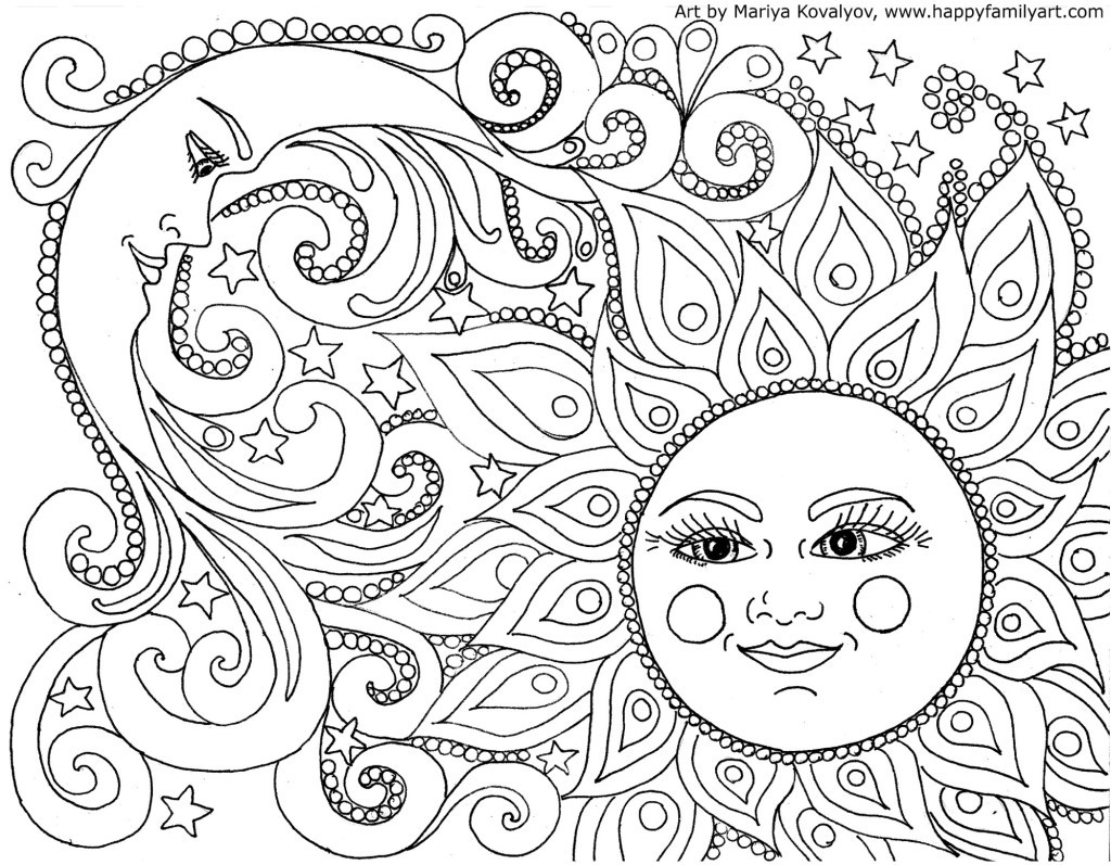 Adult Coloring Sheet
 FREE Adult Coloring Pages Happiness is Homemade