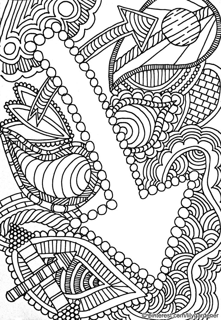 Adult Coloring Sheet
 1000 ideas about Abstract Coloring Pages on Pinterest