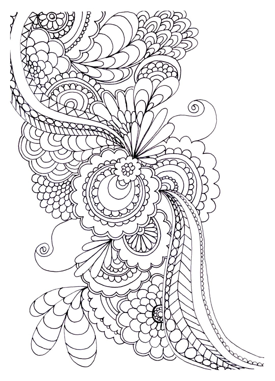 Adult Flower Coloring Pages
 20 Free Adult Colouring Pages The Organised Housewife