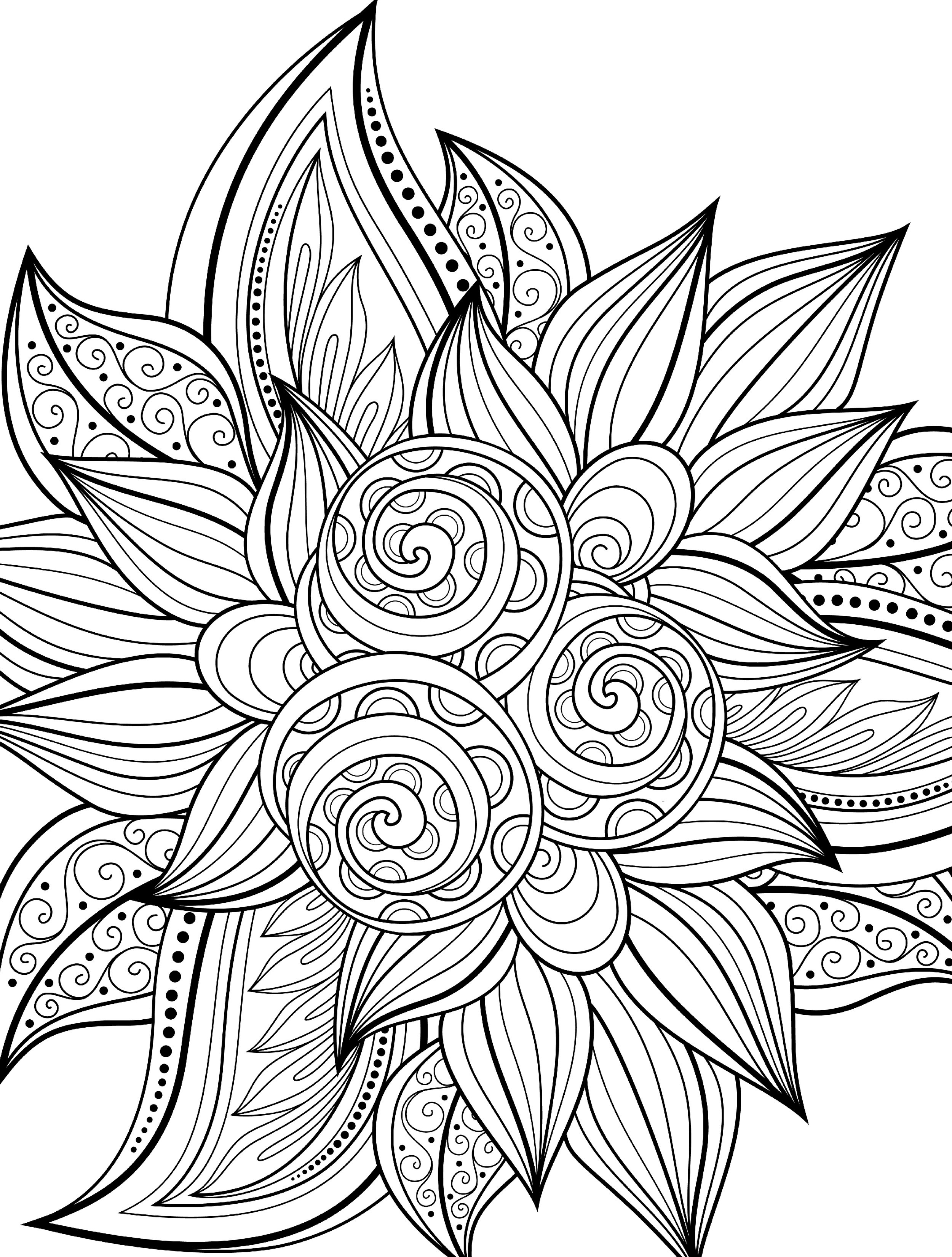 Adult Printable Coloring Pages
 10 Free Printable Holiday Adult Coloring Pages