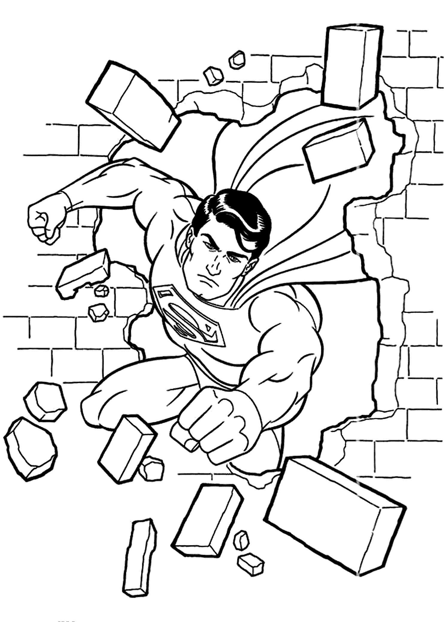 Adult Superhero Coloring Book
 superman coloring pages Free
