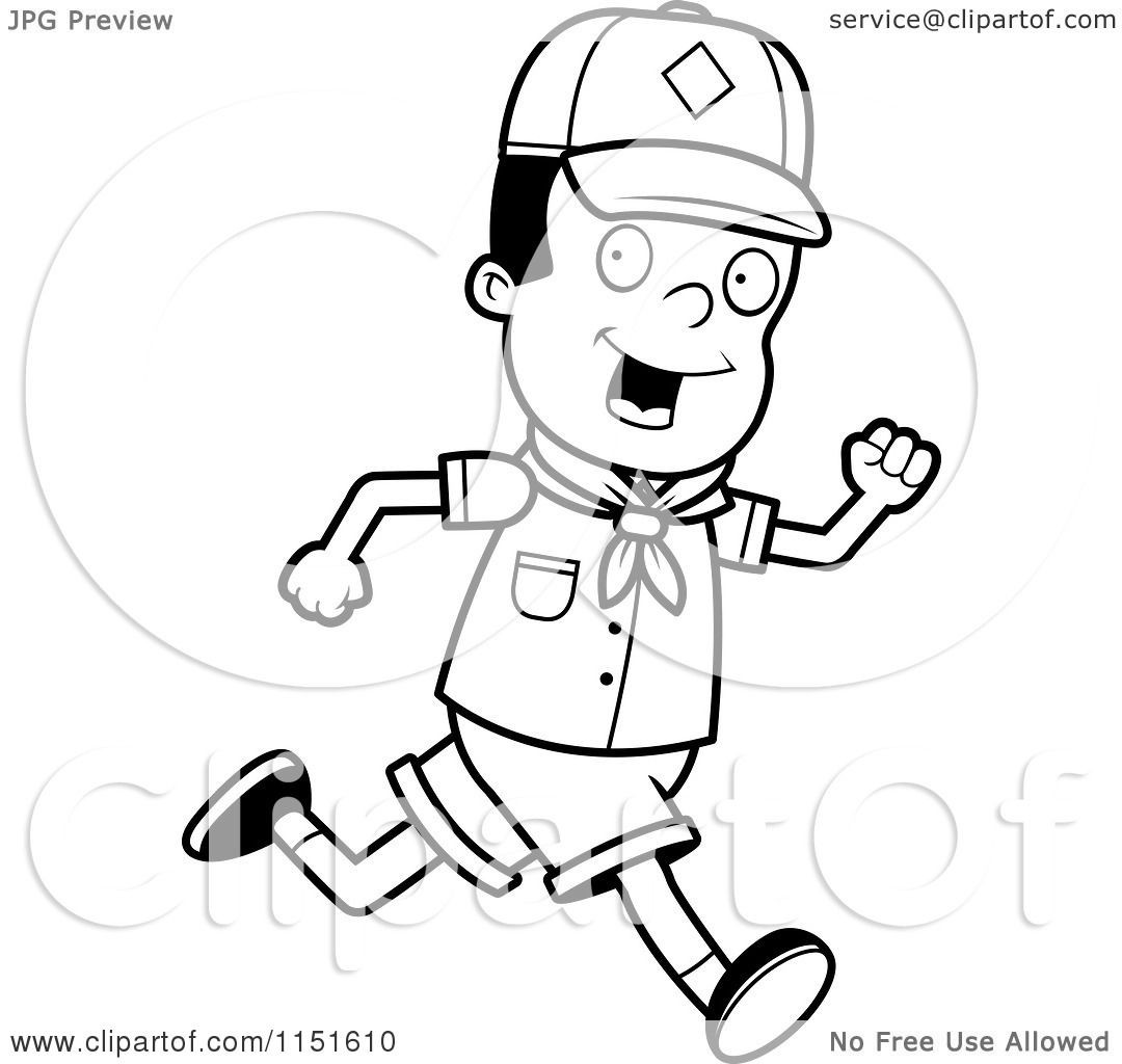 African American Boys Coloring Sheets
 Cartoon Clipart A Black And White African American Cub