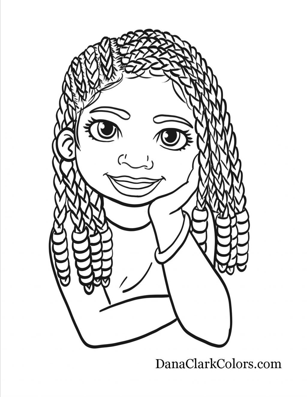 African American Boys Coloring Sheets
 African American Girl Coloring Pages Collection
