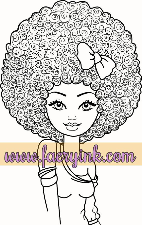 African American Girl Coloring Pages
 15 best black girl magic to color images on Pinterest