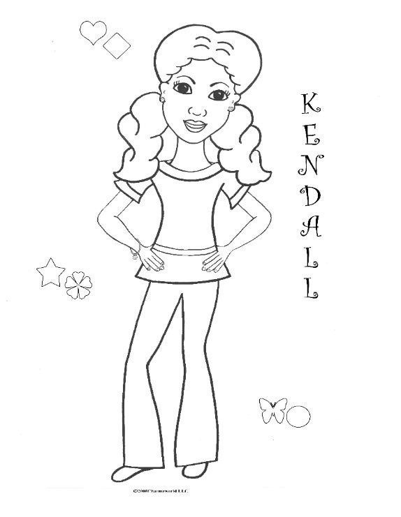 African American Girl Coloring Pages
 Coloring Pages For African American Girls Charmz Girl