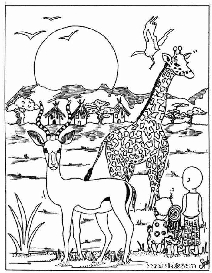 African Coloring Pages Toddlers
 African Coloring Pages Africa Kids Crafts And Activities
