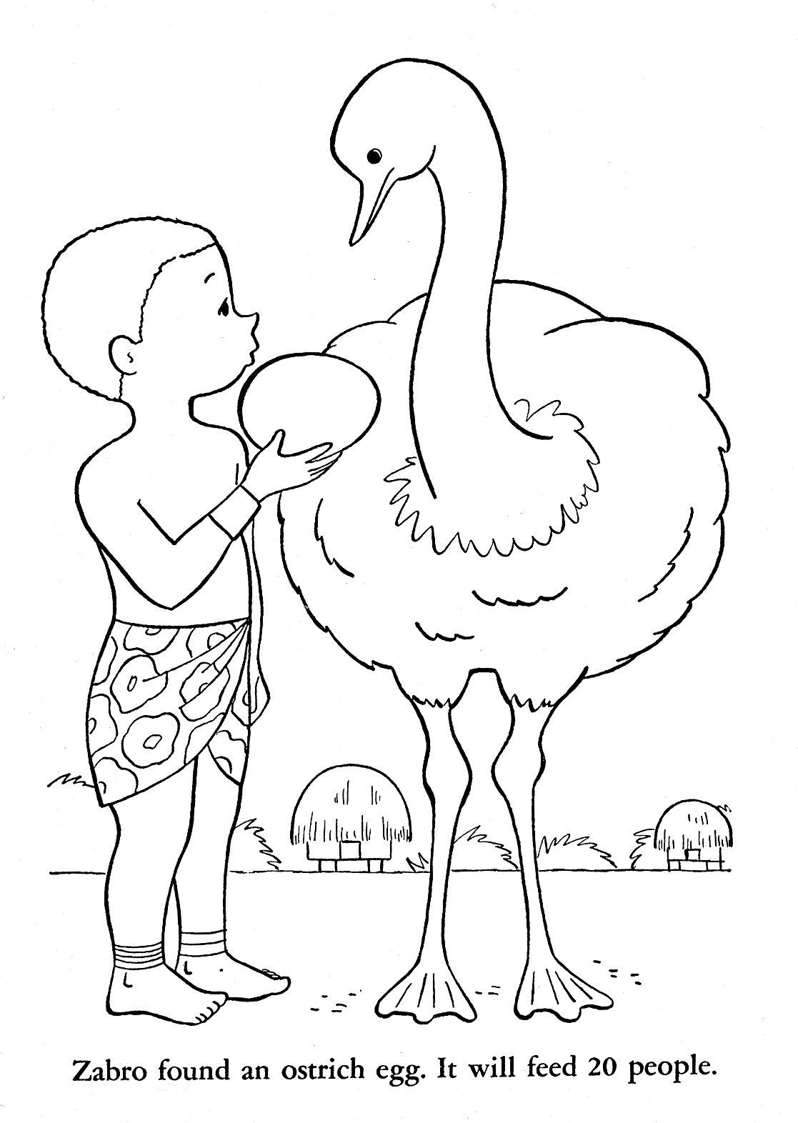 African Coloring Pages Toddlers
 Children of Other Lands 1954 — Australia New Zealand