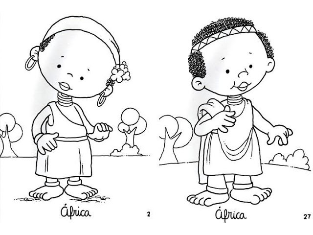 African Coloring Pages Toddlers
 Early Learning Resources for Children of Color
