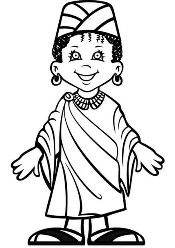African Coloring Pages Toddlers
 African Clothing Coloring Pages
