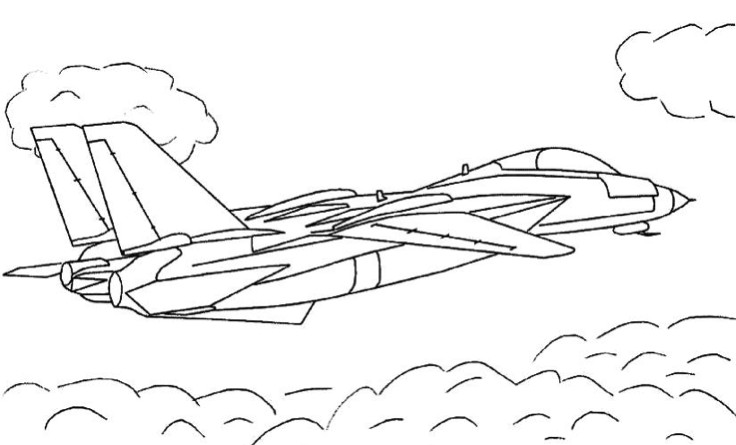 Air Force Coloring Pages
 Printable airforce jet coloring page Coloringpagebook