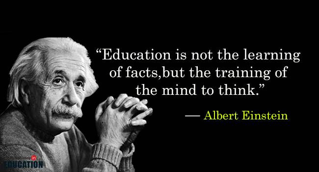 Albert Einstein Quotes Education
 10 Famous quotes on education
