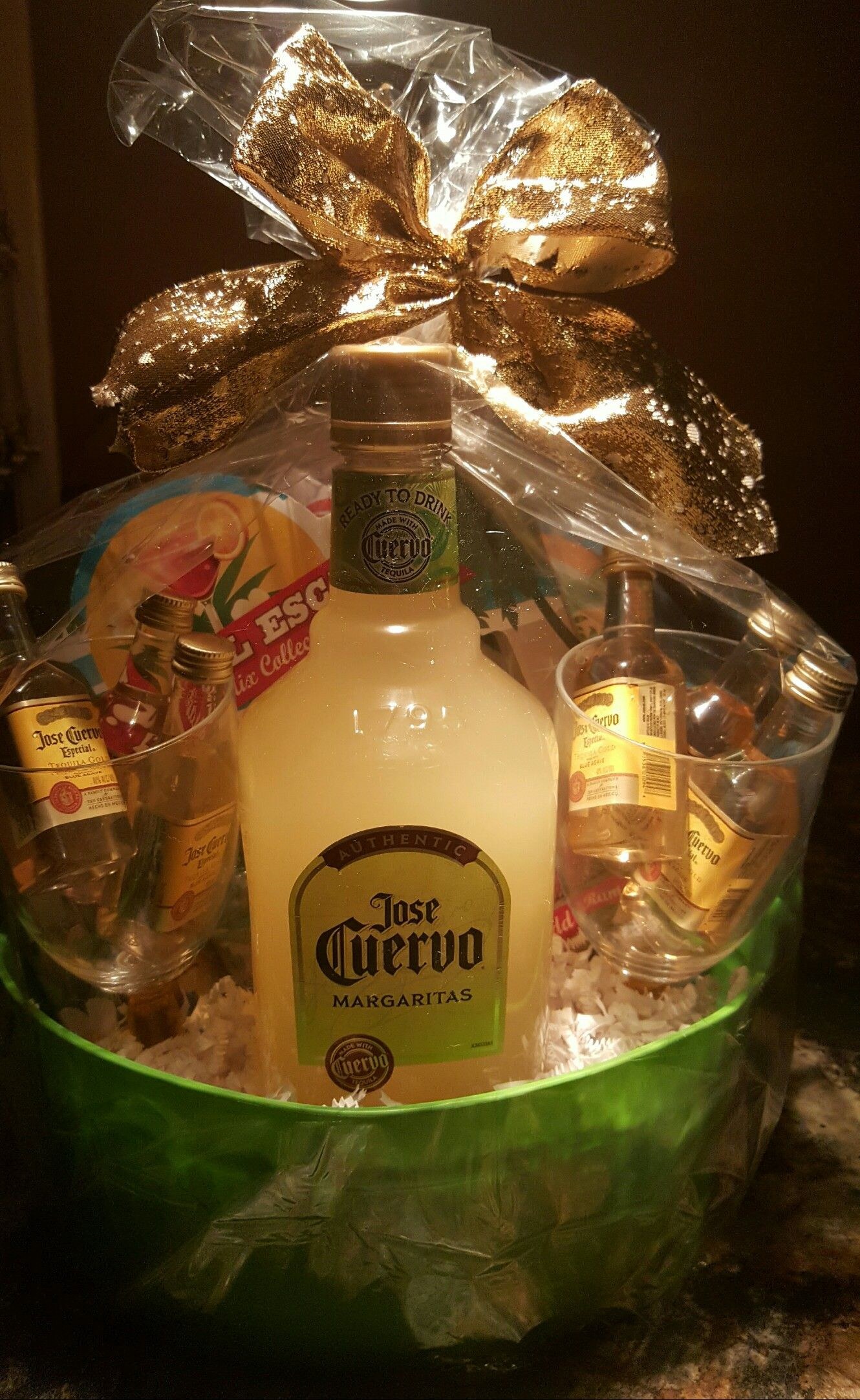 Alcohol Gift Basket Ideas
 Liquor GIFT basket fundraiser ideas I used small Jose