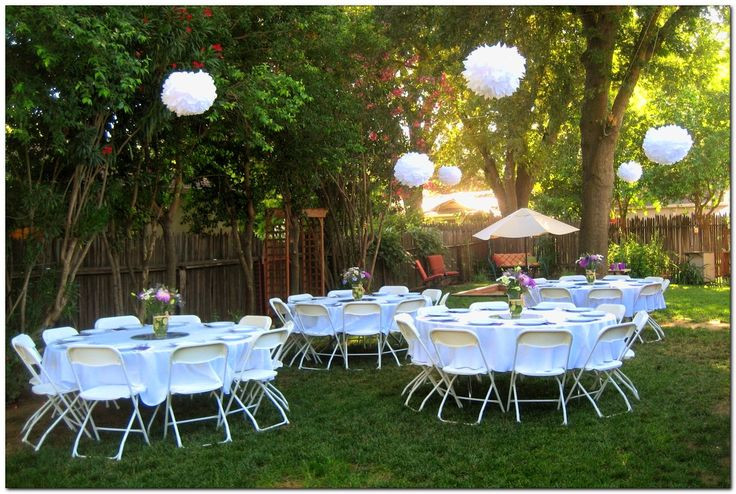 All White Backyard Party Ideas
 303 best 2018 Graduation Party Decorations & Ideas images
