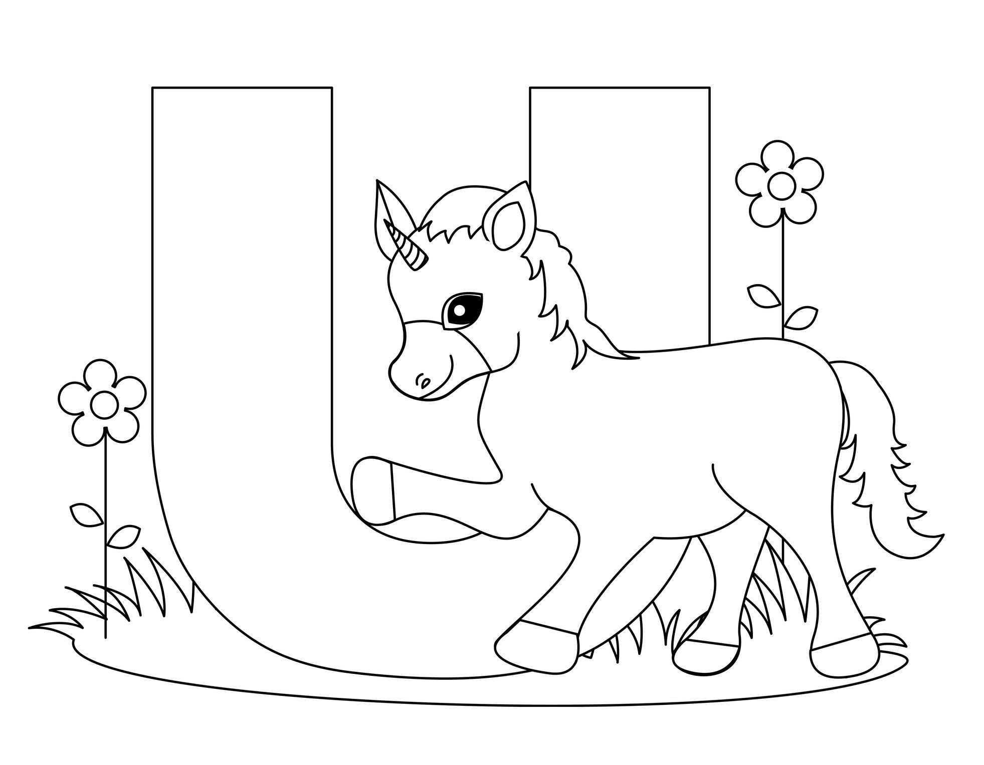 Alphabet Coloring Book Printable
 Free Printable Alphabet Coloring Pages for Kids Best