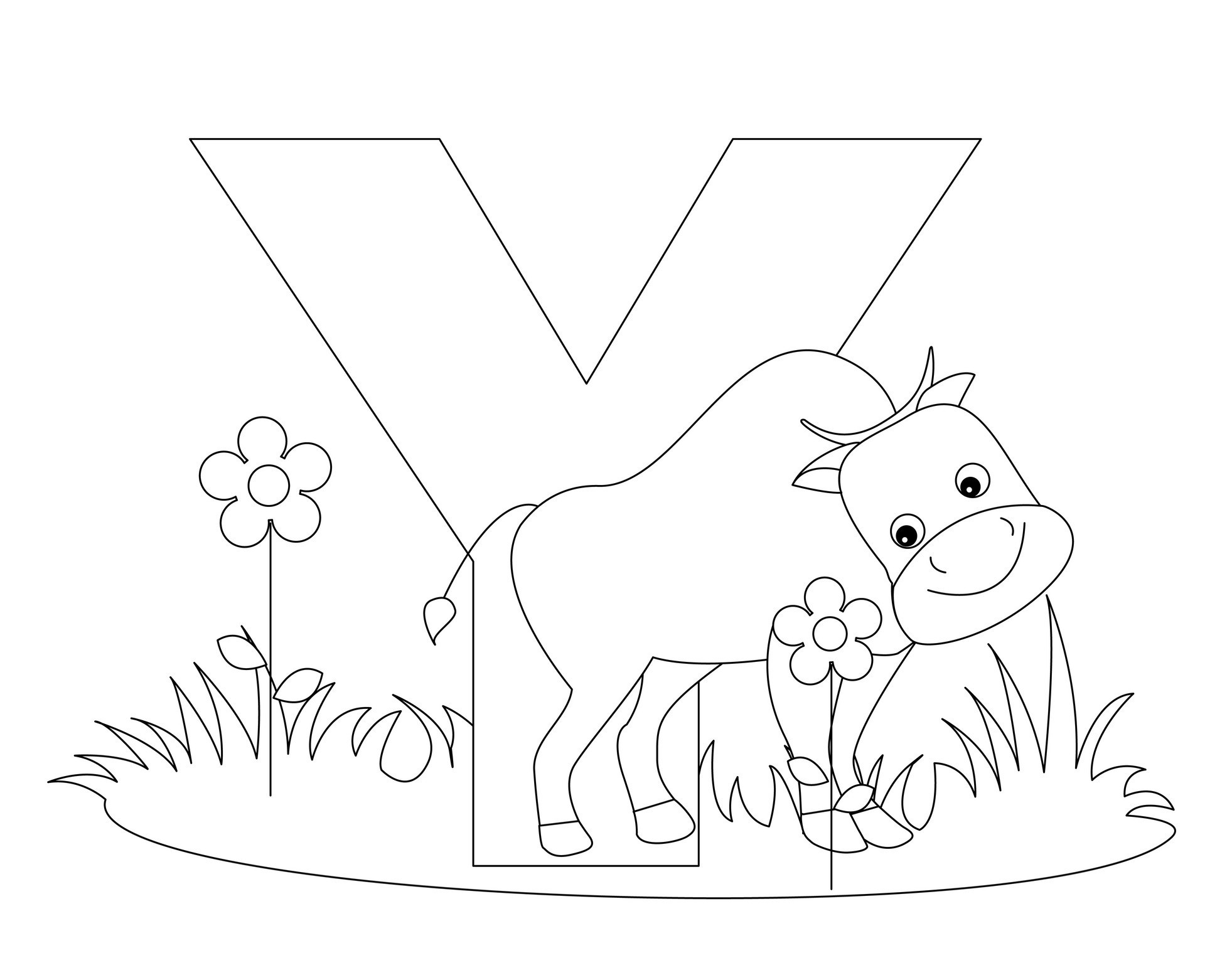 Alphabet Coloring Book Printable
 Free Printable Alphabet Coloring Pages for Kids Best