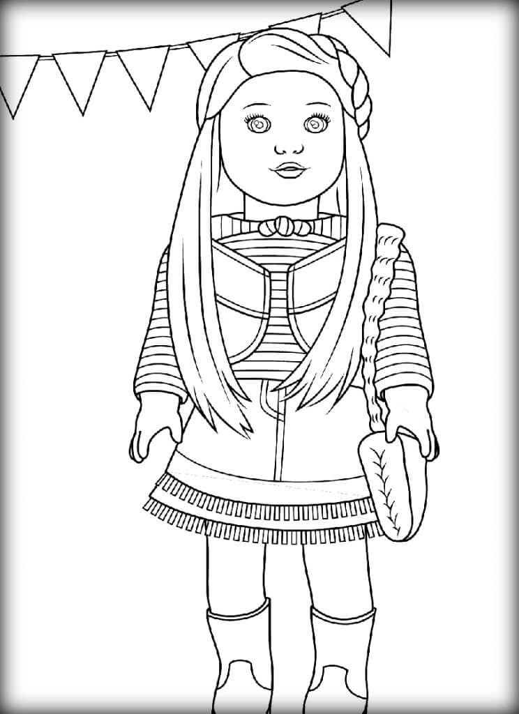 American Girl Coloring Book
 american girl coloring pages 5