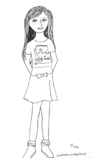 American Girl Coloring Book
 American Girl Grace coloring pages