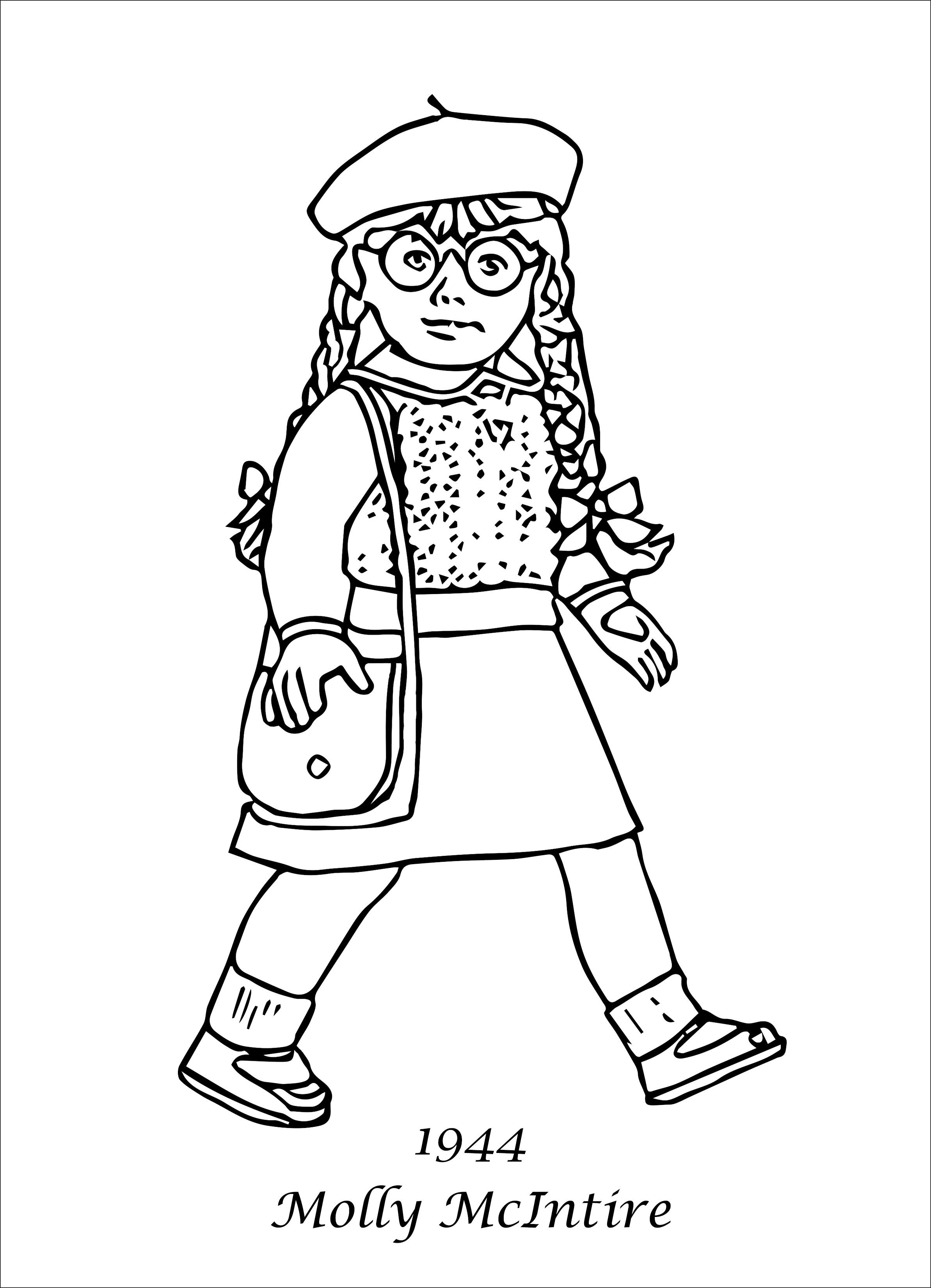 American Girl Coloring Pages Julie
 American Girl Coloring Pages