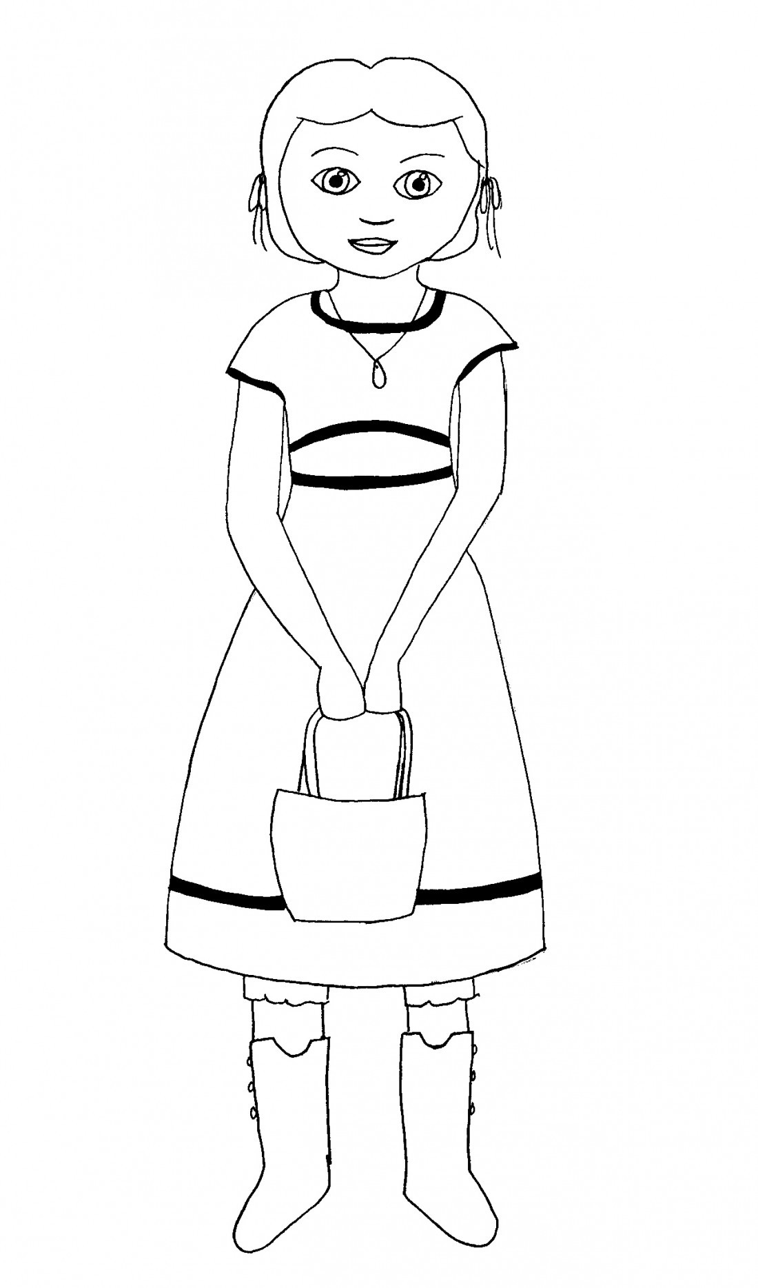 American Girl Coloring Pages Rebecca
 American Girl Coloring Pages Beforever