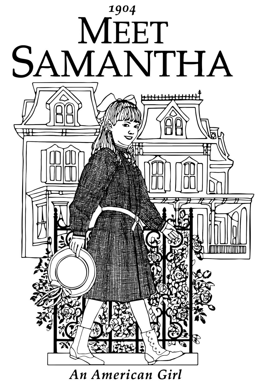 American Girl Coloring Pages Samantha
 My Cup Overflows Meet Samantha An American Girl