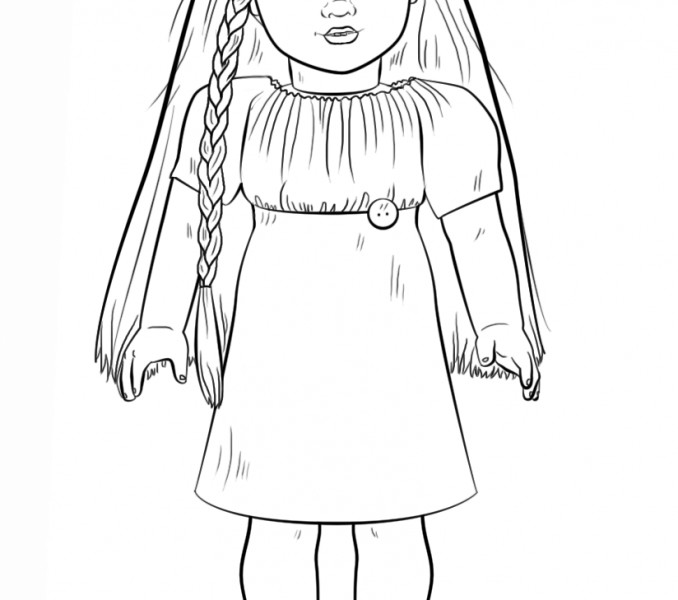 American Girl Coloring Pages Samantha
 30 American Girl Doll Coloring Pages To Print American