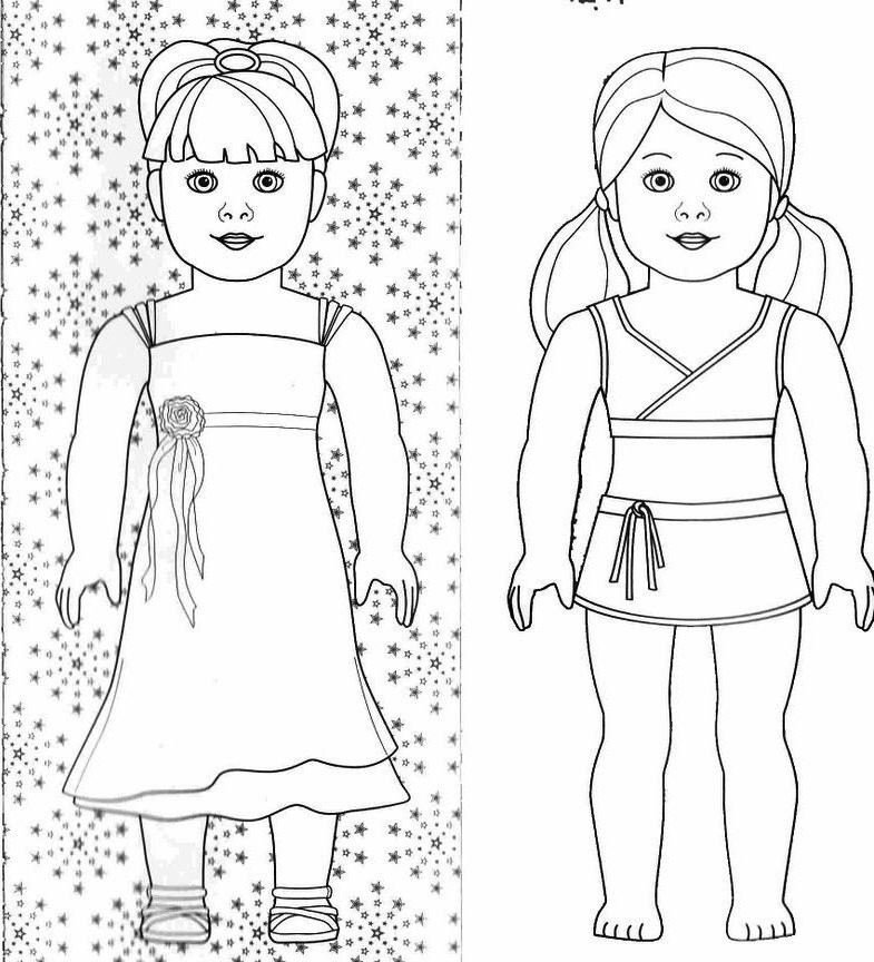 American Girl Coloring Pages Samantha
 American Girl To Print