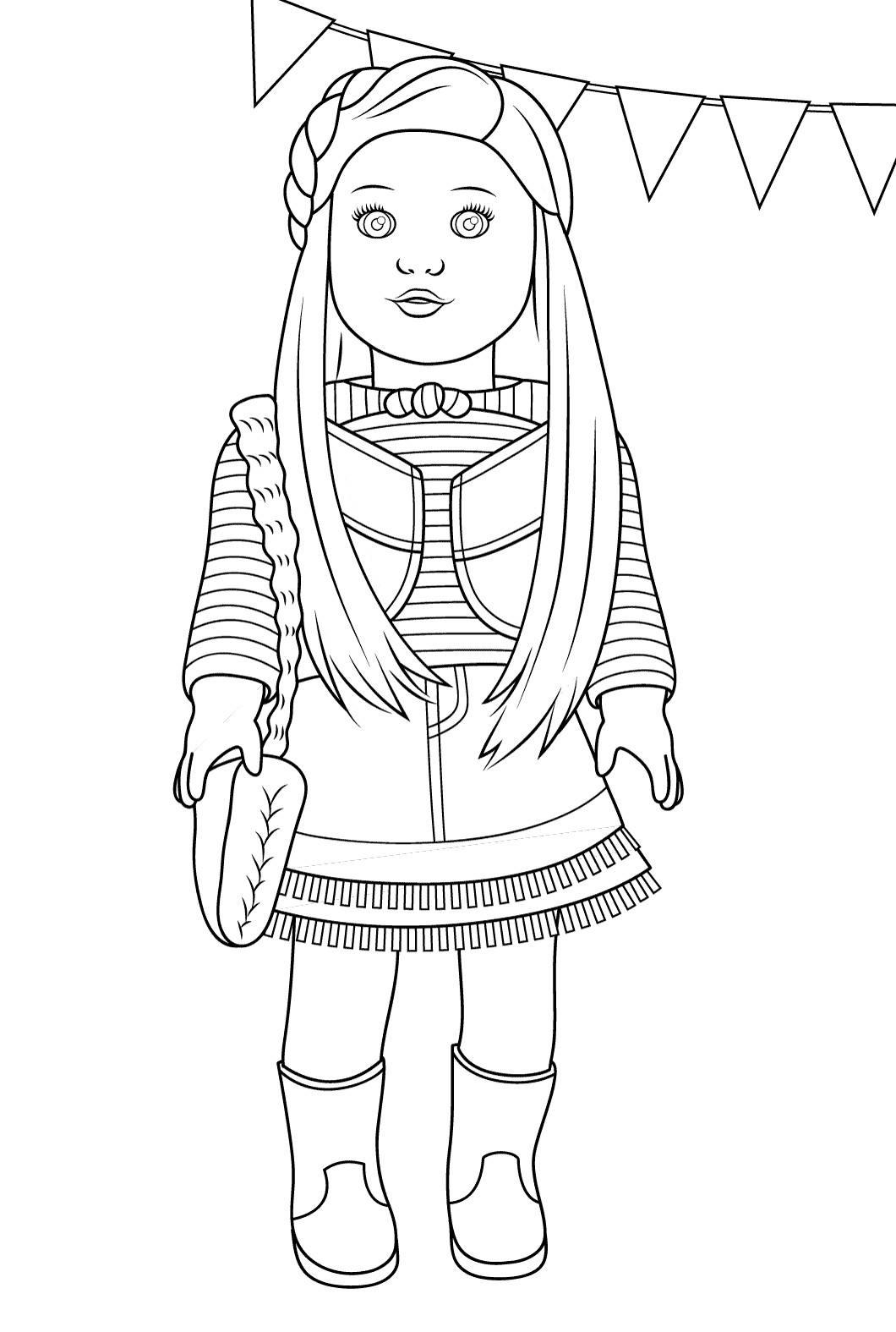 American Girl Coloring Sheet
 American Girl Coloring Pages Best Coloring Pages For Kids