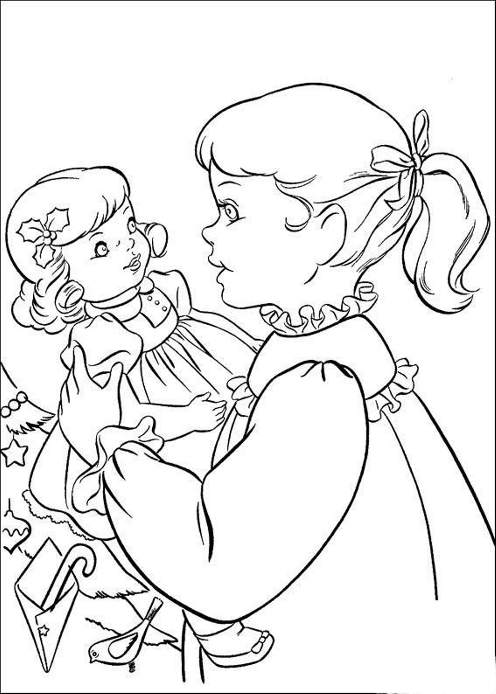 American Girl Doll Isabelle Coloring Pages
 Doll Coloring Pages coloringsuite