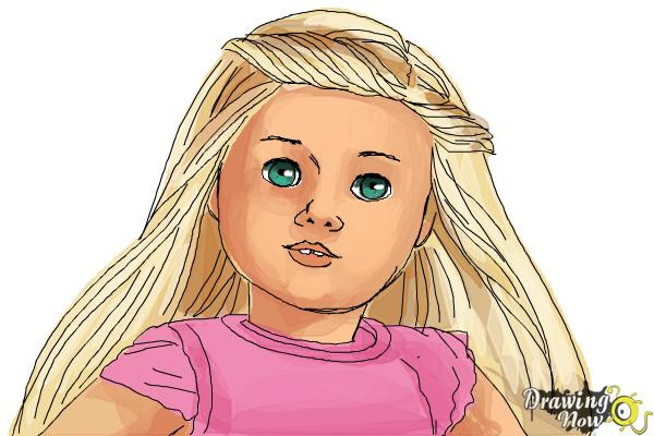 American Girl Doll Isabelle Coloring Pages
 How to Draw Isabelle Doll from American Girl DrawingNow
