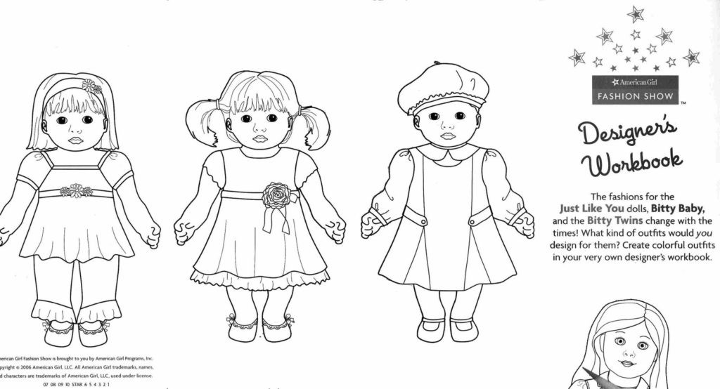 American Girl Isabelle Coloring Pages
 Coloring Pages American Girl Doll Coloring Pages