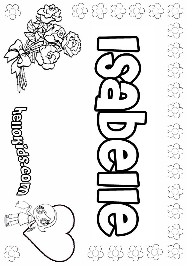 American Girl Isabelle Coloring Pages
 Isabelle coloring pages Hellokids