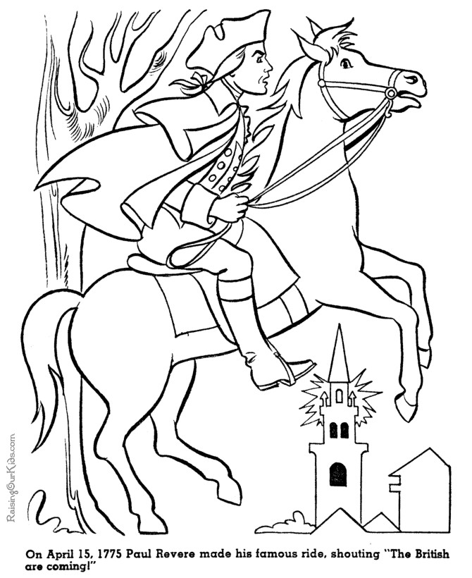 American Revolution Coloring Pages
 Revolutionary War Coloring Pages Coloring Home