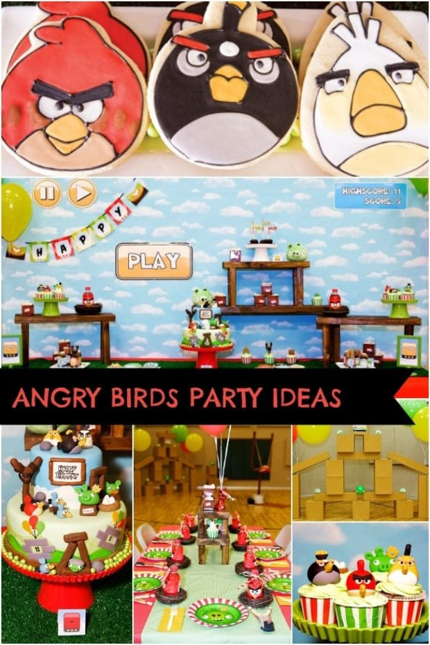 Angry Birds Birthday Party Ideas
 Now Launching An Angry Birds Inspired Boy s Birthday