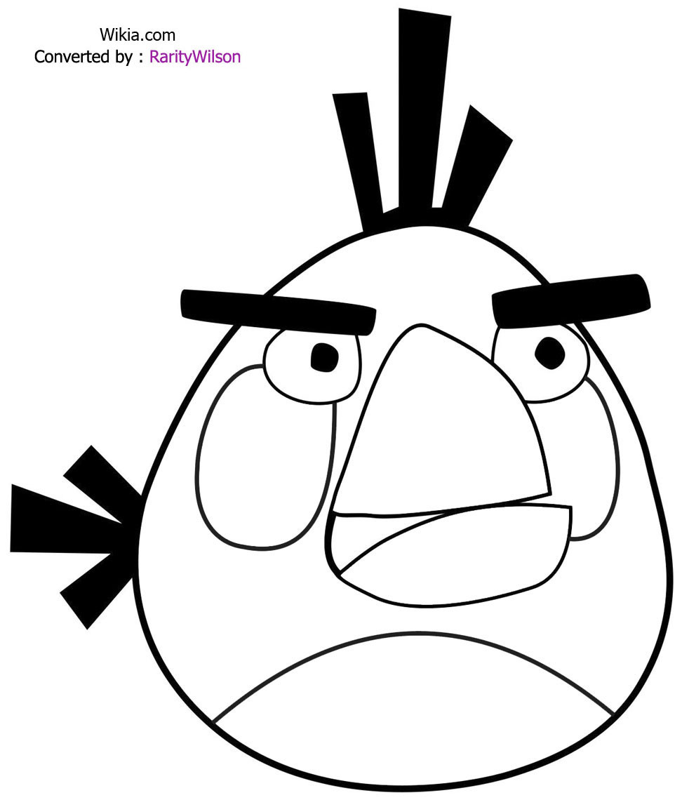 Angry Birds Coloring Pages
 Angry Birds Character Coloring Pages