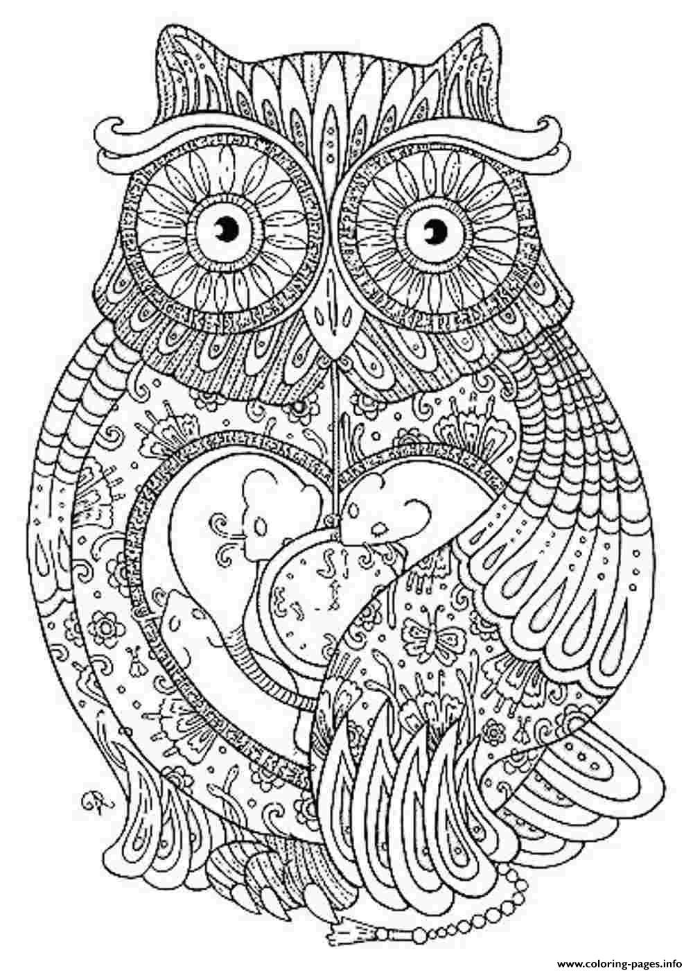 Animals Coloring Pages For Adults
 Animal Coloring Pages For Adults Coloring Pages Printable