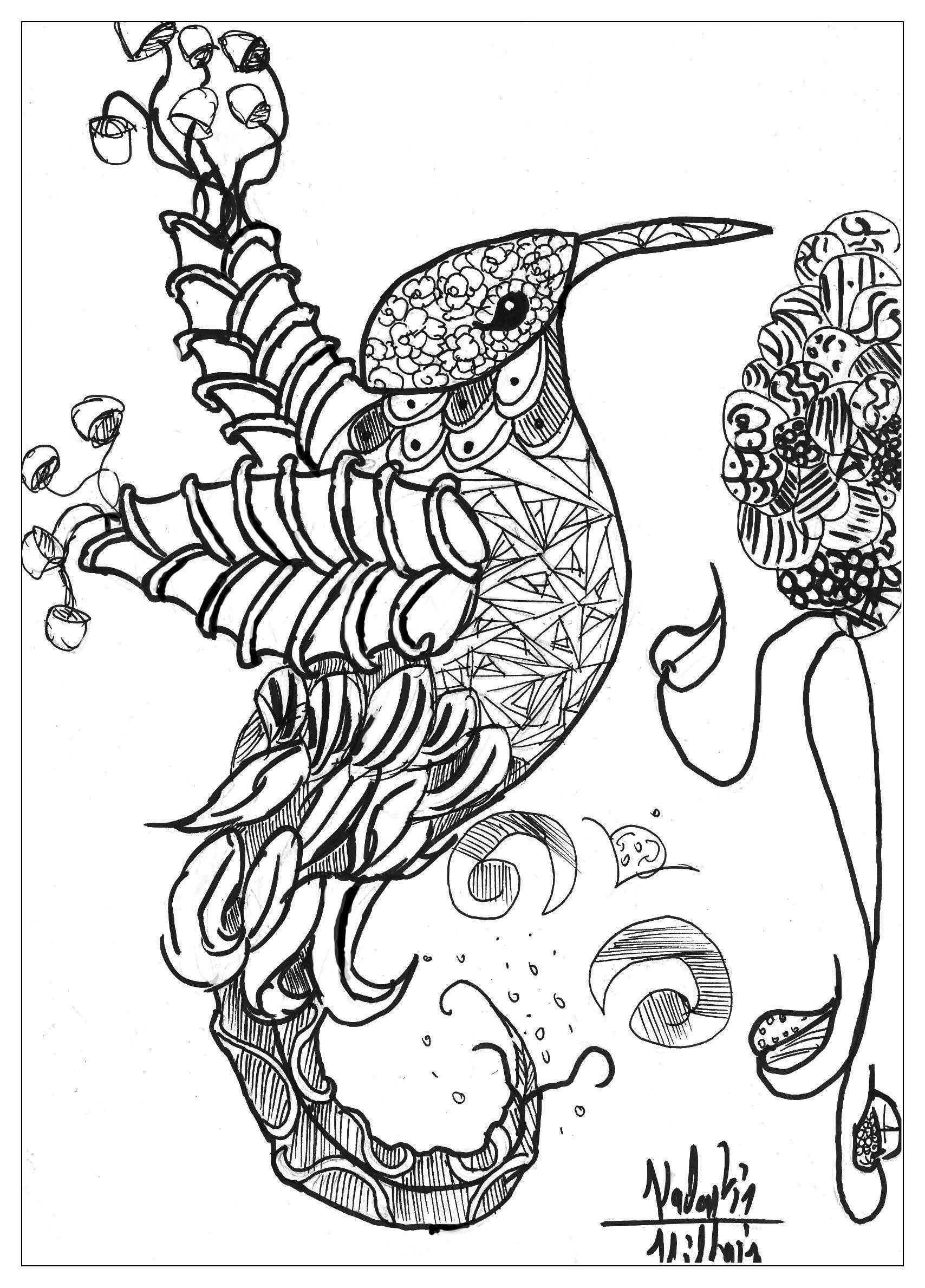 Animals Coloring Pages For Adults
 Detailed Animal Coloring Pages For Adults Coloring Home