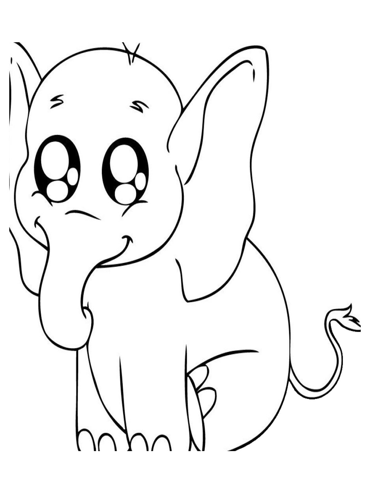 Animals Coloring Pages To Print
 Baby Animal Coloring Pages
