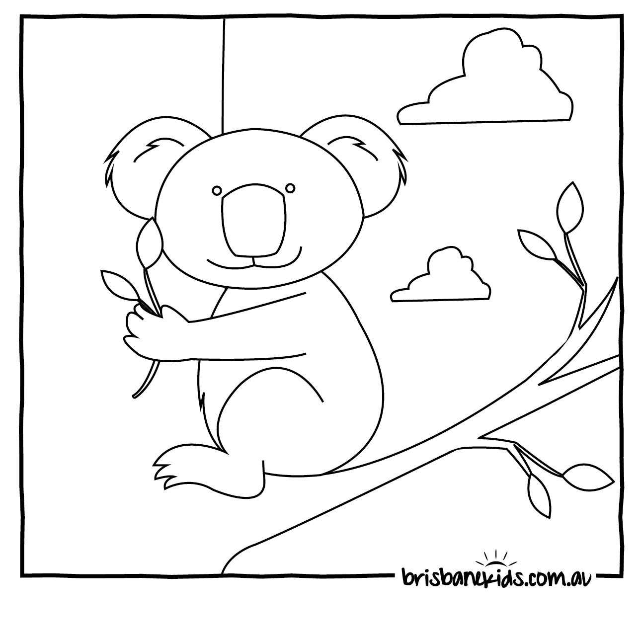 Animals Coloring Pages To Print
 Australian Animals Colouring Pages • Brisbane Kids