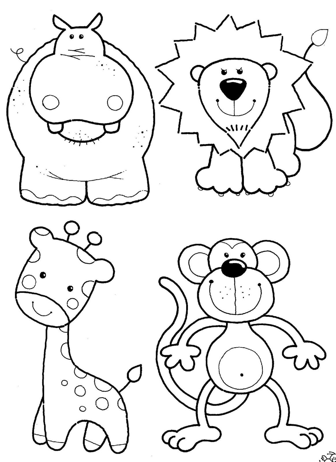 Animals Coloring Pages To Print
 Noah s Ark Preschool Lesson for 2 Year Olds