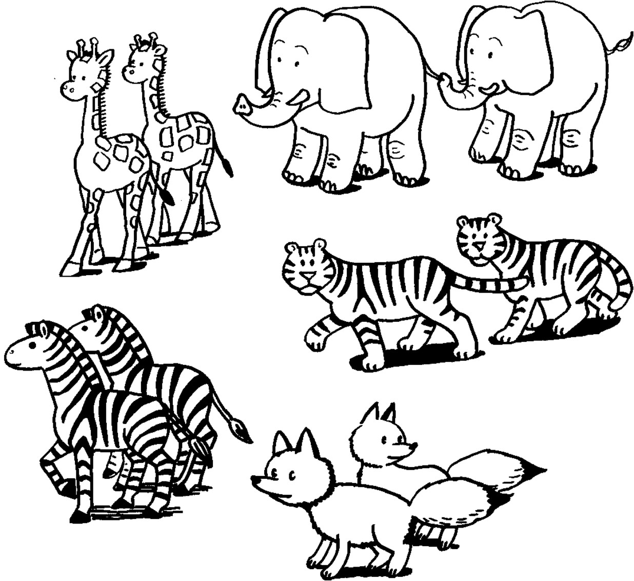 Animals Coloring Pages To Print
 Animals Coloring Pages
