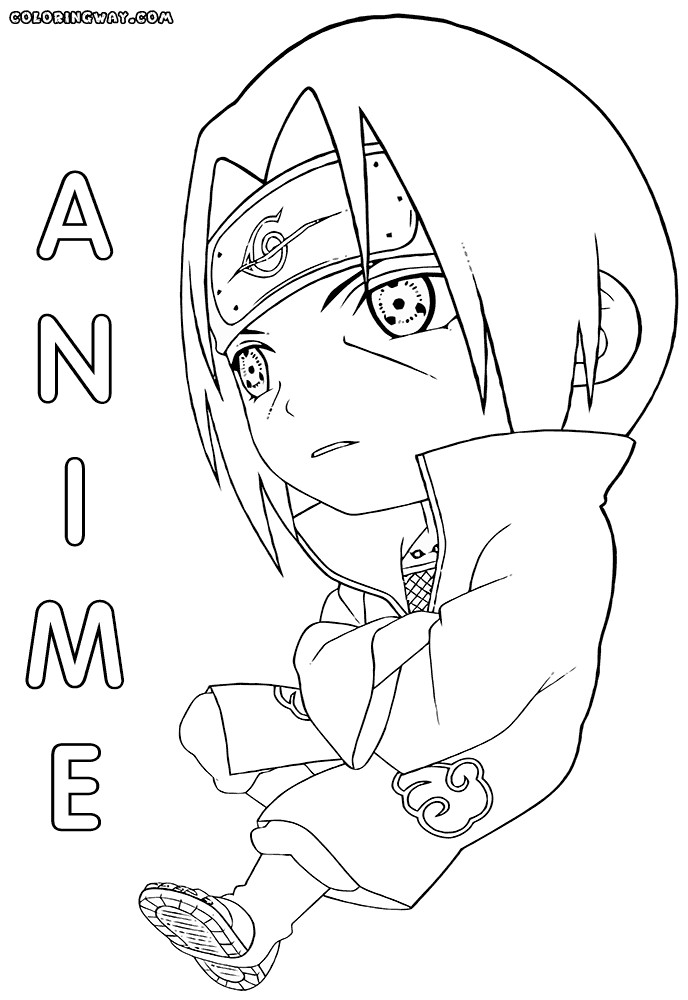 Anime Coloring Pages Boys
 Anime boy coloring pages