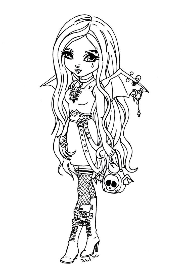 Anime Warrior Girl Coloring Pages
 13 Pics Dark Manga Girls Coloring Pages Anime Warrior