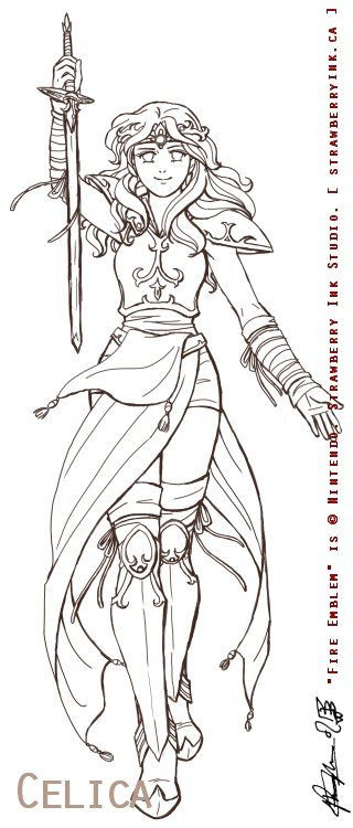 Anime Warrior Girl Coloring Pages
 Female Warrior coloring Download Female Warrior coloring