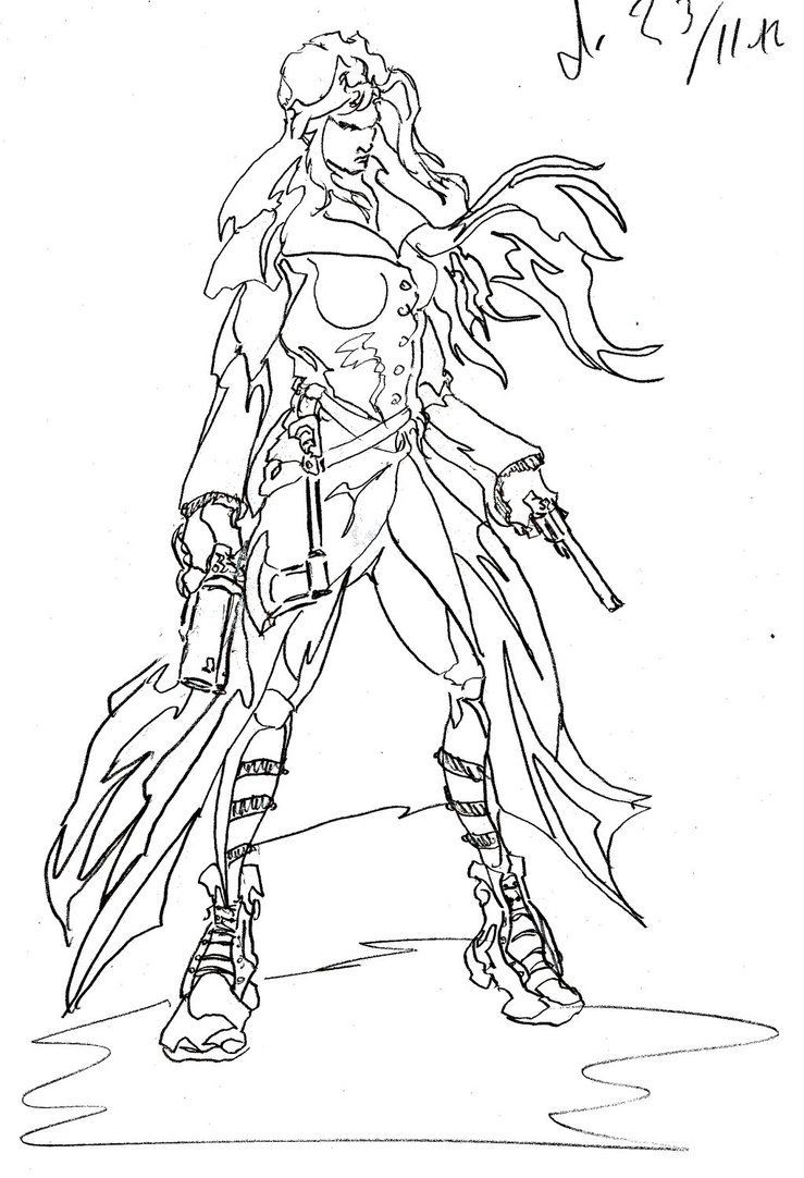 Anime Warrior Girl Coloring Pages
 Warrior Coloring Pages Coloring Home