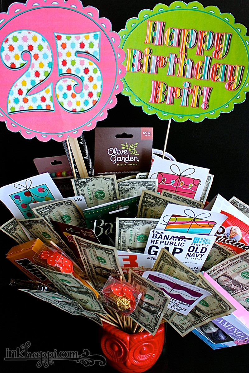 Anniversary Gift Basket Ideas
 Birthday Gift Basket Idea with Free Printables inkhappi