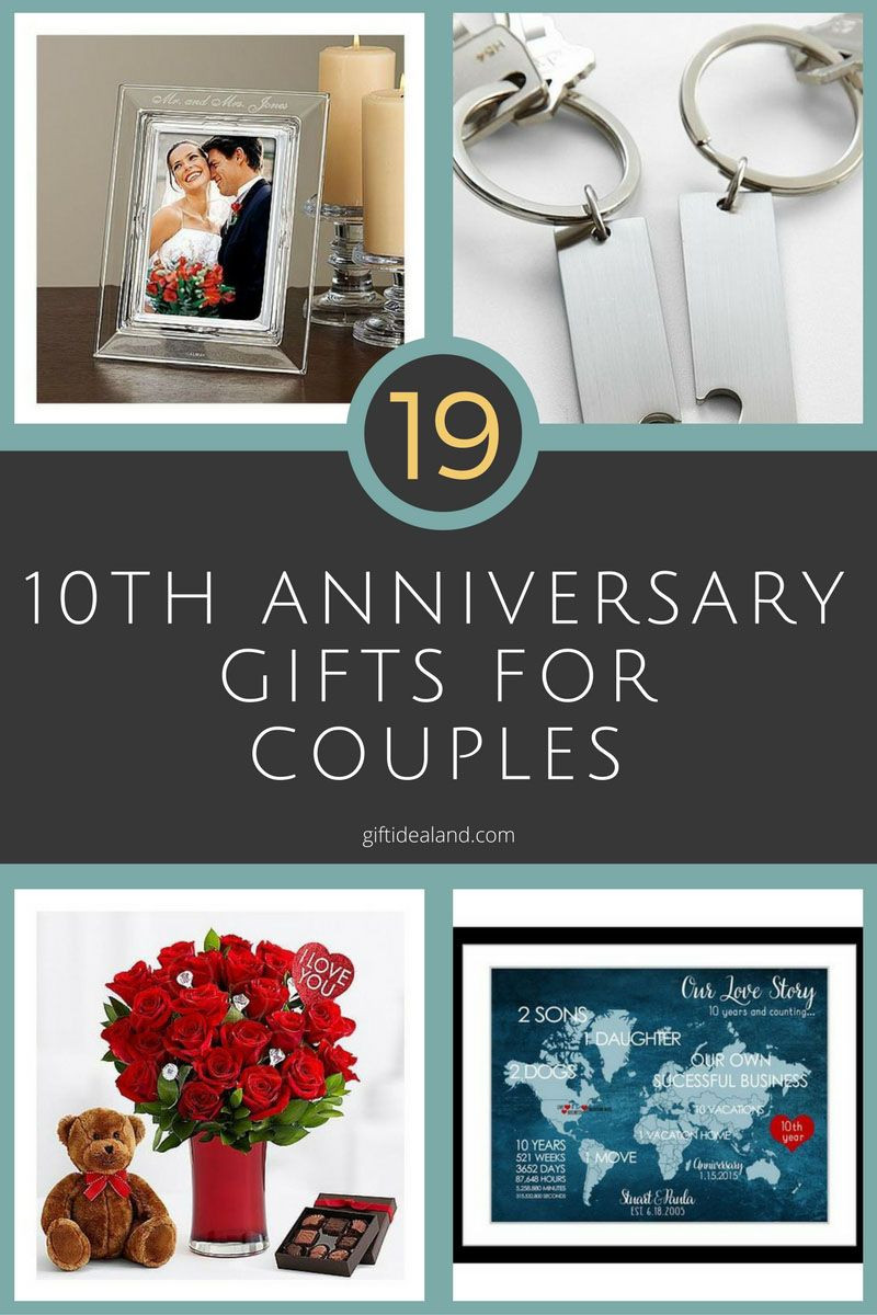 Anniversary Gift Ideas For Couples
 26 Great 10th Wedding Anniversary Gifts For Couples