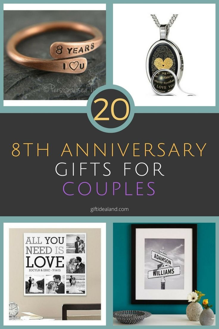 Anniversary Gift Ideas For Couples
 Best 25 8th anniversary ideas on Pinterest