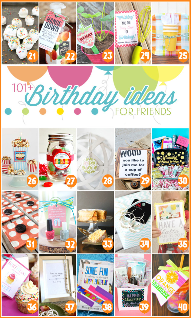 Anniversary Gift Ideas For Friend
 101 Creative & Inexpensive Birthday Gift Ideas