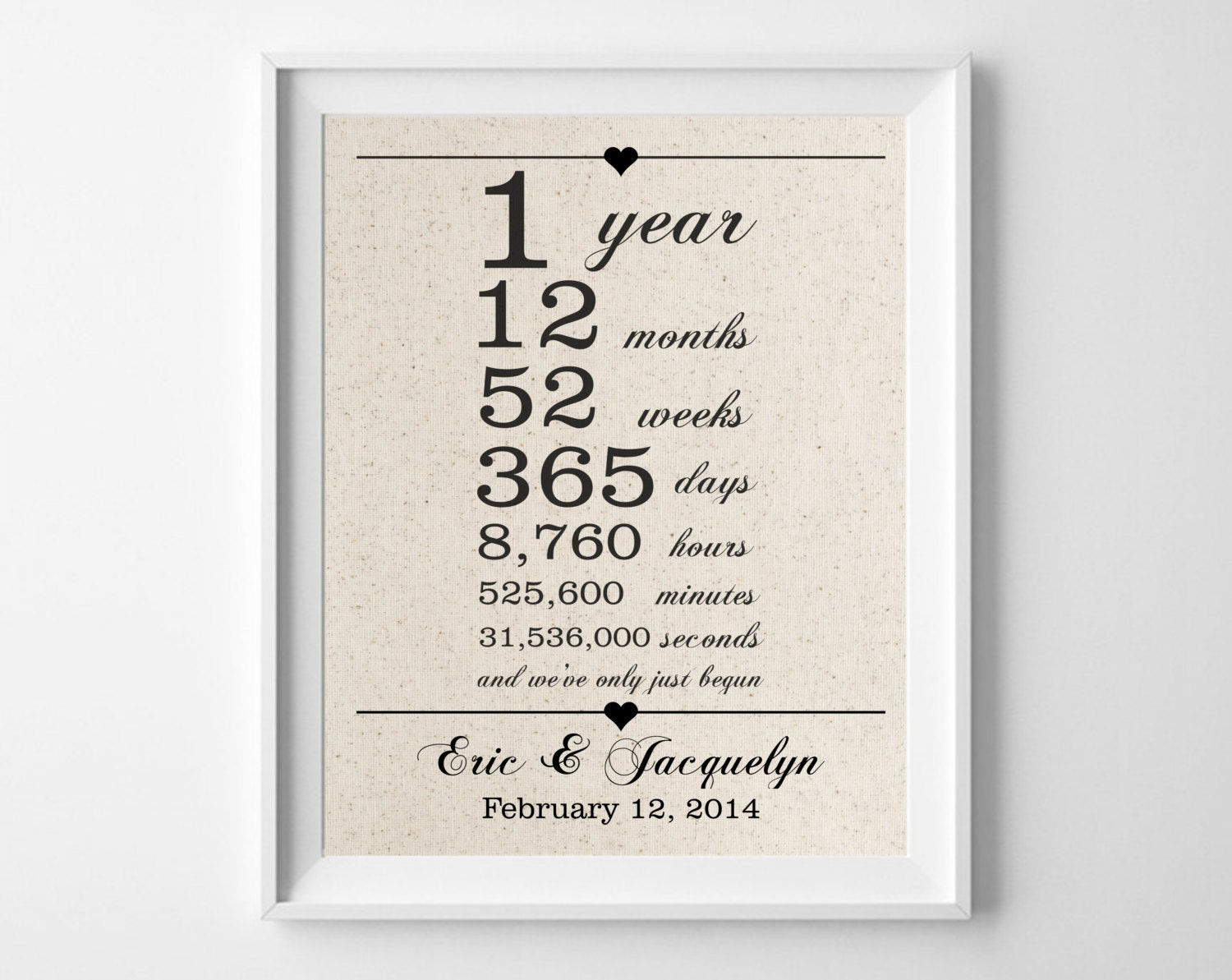 Anniversary Gift Ideas For Wife
 1st Anniversary Gift for Husband Wife e 1 Year Wedding